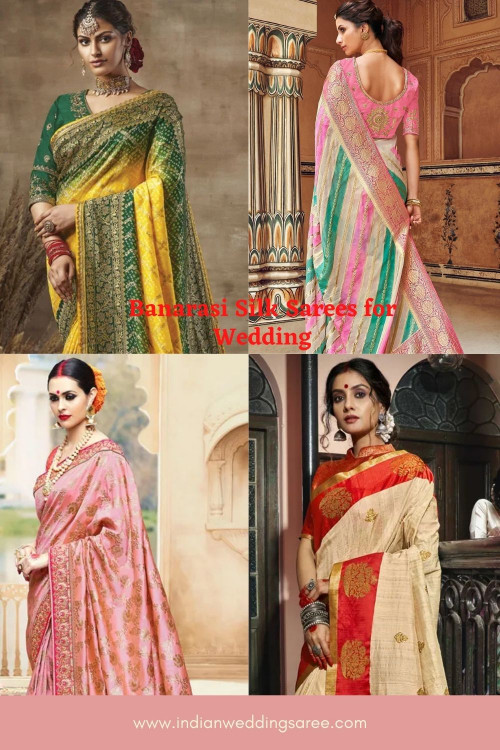 Banarasi Silk sarees are usually bought for memorable occasions and are often associated with memories and sentiments. Be it our wedding or any other special occasion, they make us look confident and beautiful. With rich weaves and luxurious textures, banarasi silk saree is perfect for bride and wedding function. At Indian Wedding Saree online store, buy Banarasi Saree Online today at the best price. @ https://www.indianweddingsaree.com/sarees/banarasi-silk