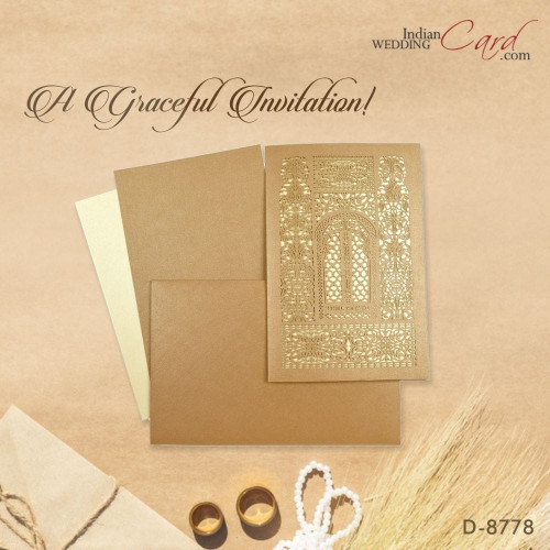 Let your invitation for your special event display immense style with a royal touch. When your guests hold this beautifully carved and intricately designed Laser Cut Invitations in their hands, there is no way that they can deny the majestic aura of such a magnificent invitation card. Get beautiful Laser Cut Wedding Invitation designs at your fingertips from anywhere in the world with Indian Wedding Card Online Store and shop now @ https://www.indianweddingcard.com/Laser-Cut-Wedding-Invitations.html