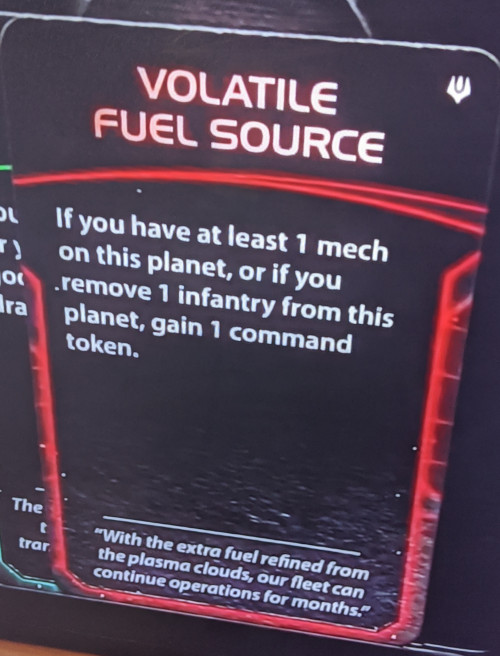 Volatile Fuel Source