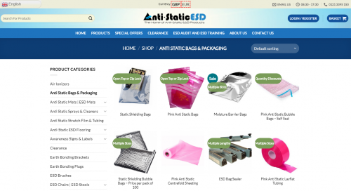 Shop Anti static Bags, ESD Bags and ESD Static Shielding Bags from AntistaticESD. Our high quality product exceeds ESD standards. Buy your anti static bags today! Anti static bag

Read more:- https://www.antistaticesd.co.uk/product-category/anti-static-bags-esd-shielding-bags/

When it comes to finding top quality ESD products, look no further than our team at Anti-Static ESD. As purveyors of the finest quality ESD stock in Europe, we take our role as one of the leading suppliers of quality static control products incredibly seriously. It is this dedication and professionalism that makes us one of the best choices around for all of your anti static products needs.
 
#antistaticmat #esdmat #antistaticbag #ESDClothing #esdflooring #antistaticfloortiles #esdfloortiles #esdchair #esdworkbench #esdbench #staticshieldingbags