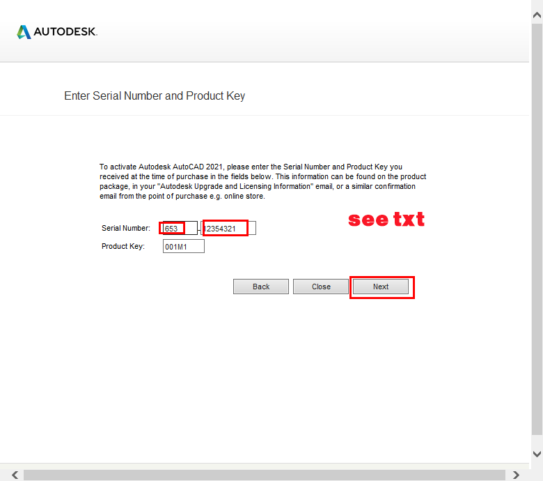 Serial Number And Product Key For Autocad 2021