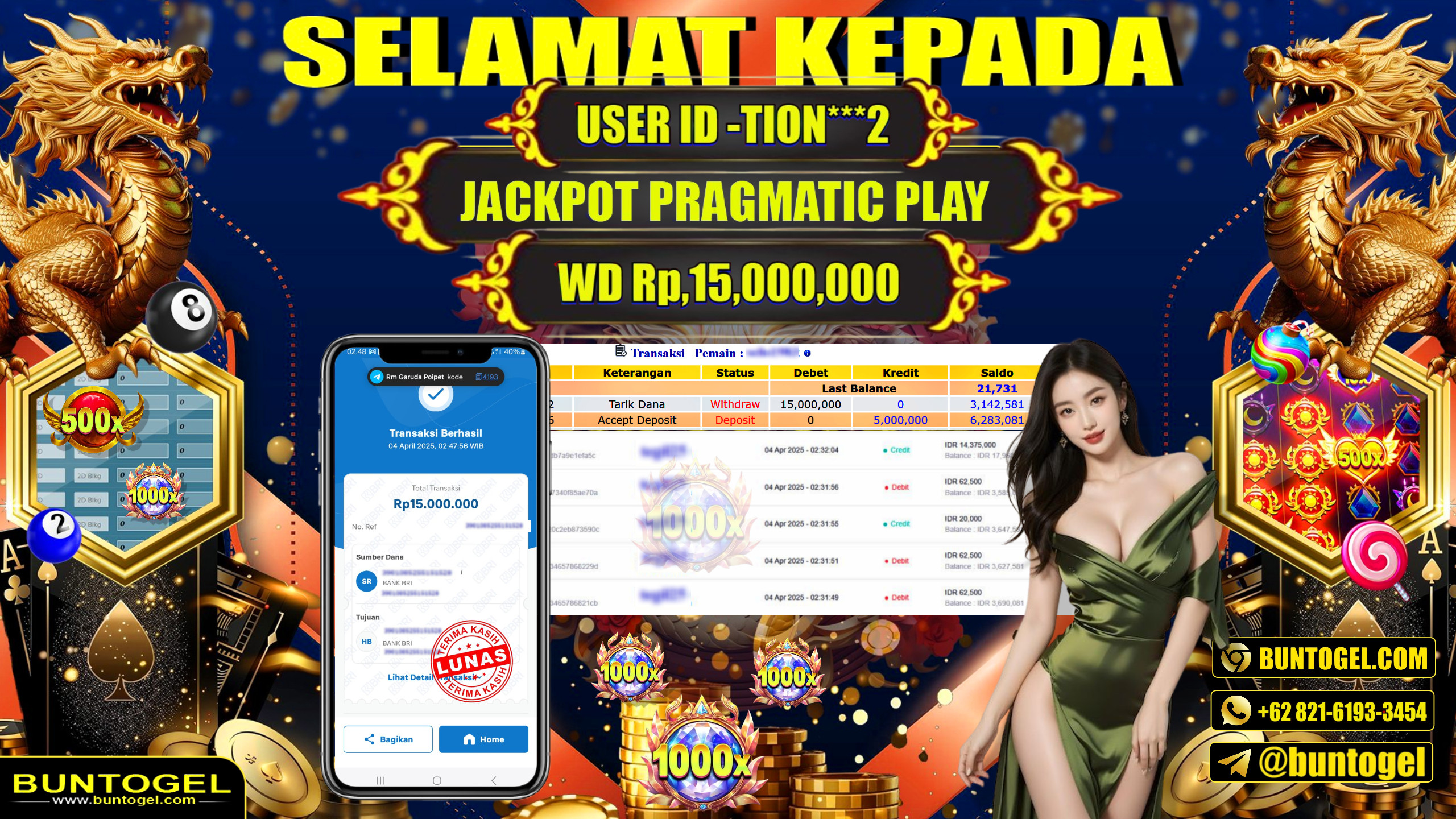 BUKTI BAYAR BUNTOGEL