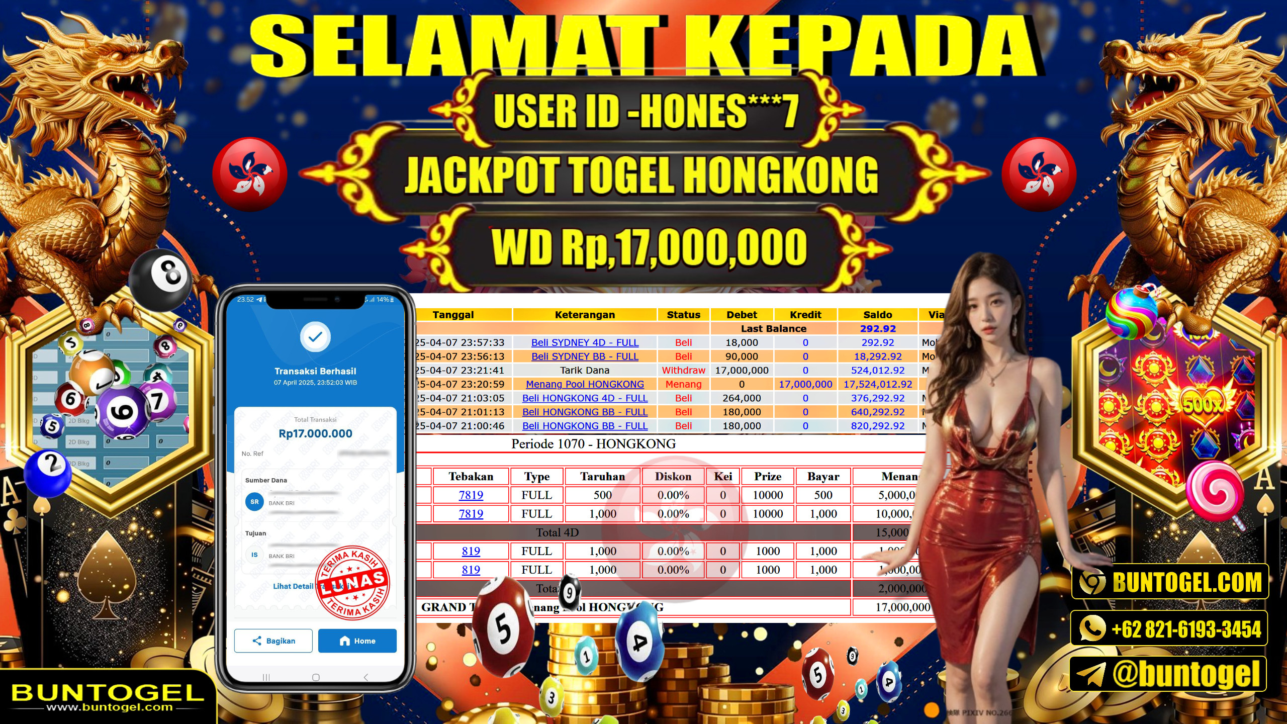 BUKTI BAYAR BUNTOGEL