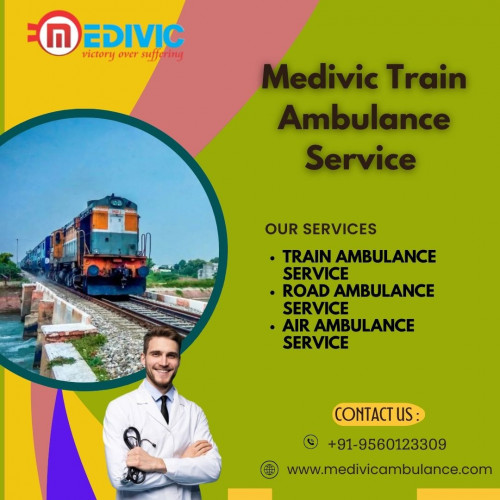 Medivic Aviation Train Ambulance Service in Delhi provides a 24-hour medical store facility.