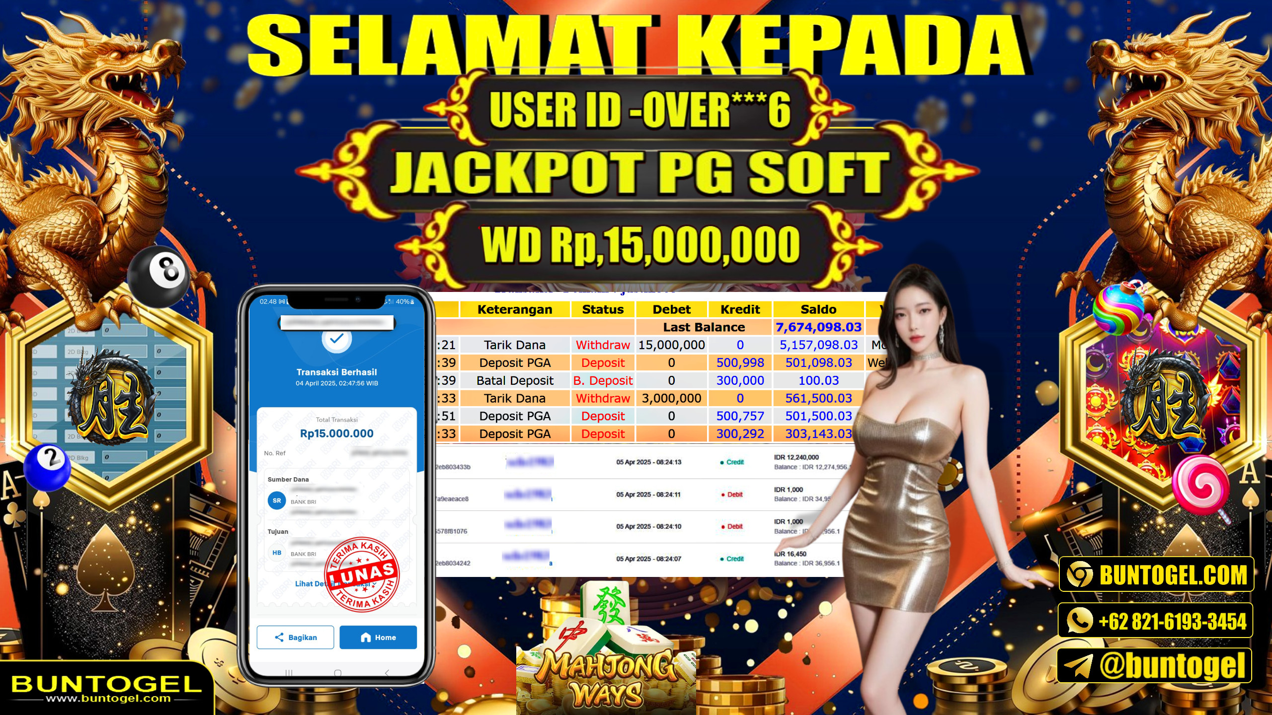 BUKTI BAYAR BUNTOGEL