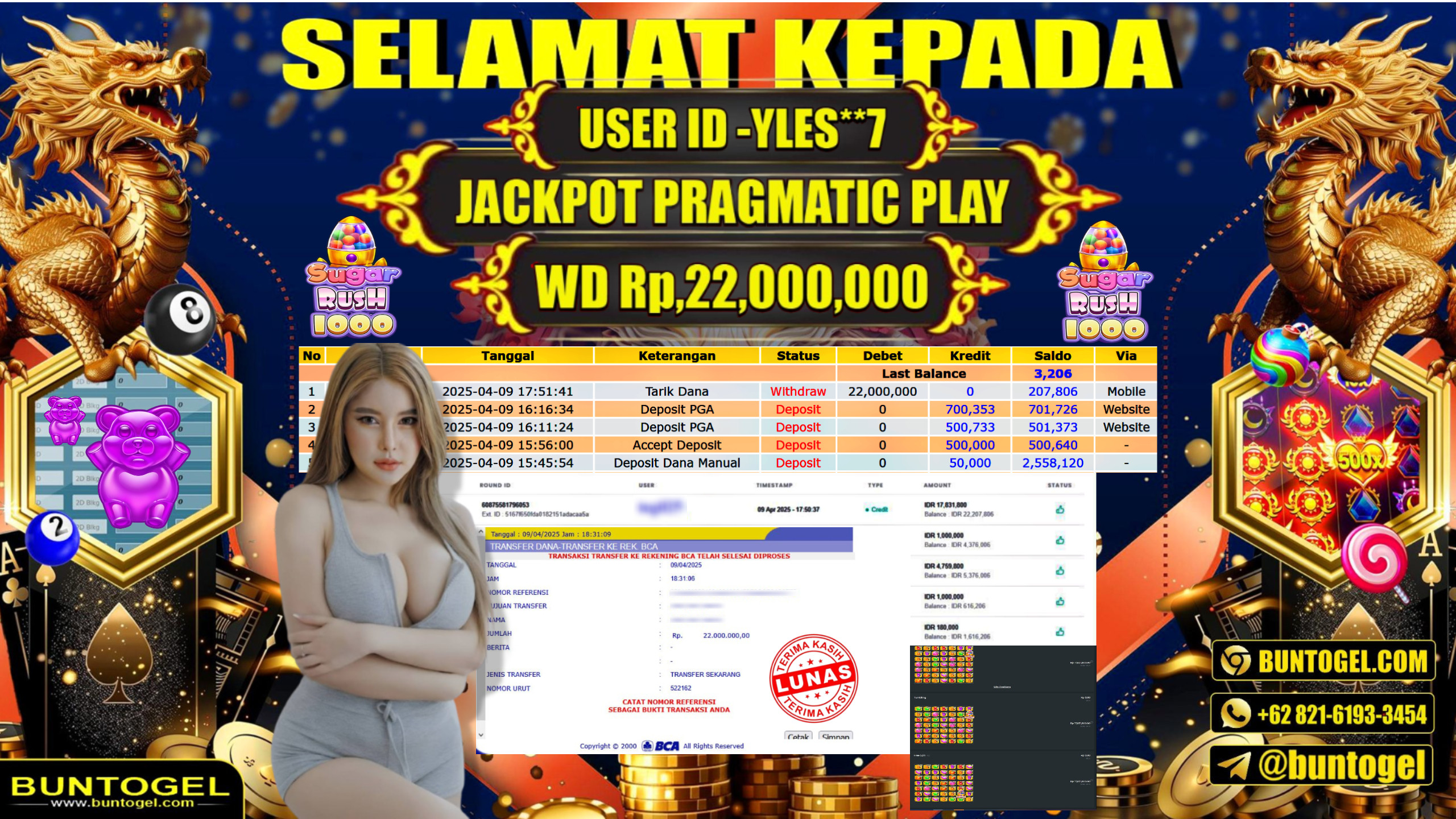 BUKTI BAYAR BUNTOGEL