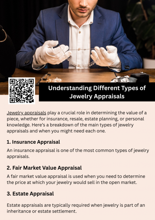 Jewelry appraisals serve different purposes, including insurance, resale, and estate valuation. An insurance appraisal determines replacement value, while a fair market appraisal reflects resale worth. Estate appraisals assess inherited jewelry for legal purposes. Each type provides detailed documentation of a piece’s value based on materials, craftsmanship, and market conditions, ensuring accurate assessments for various needs. To know more visit here https://www.futerbrosjewelers.com/services/jewelry-appraisals