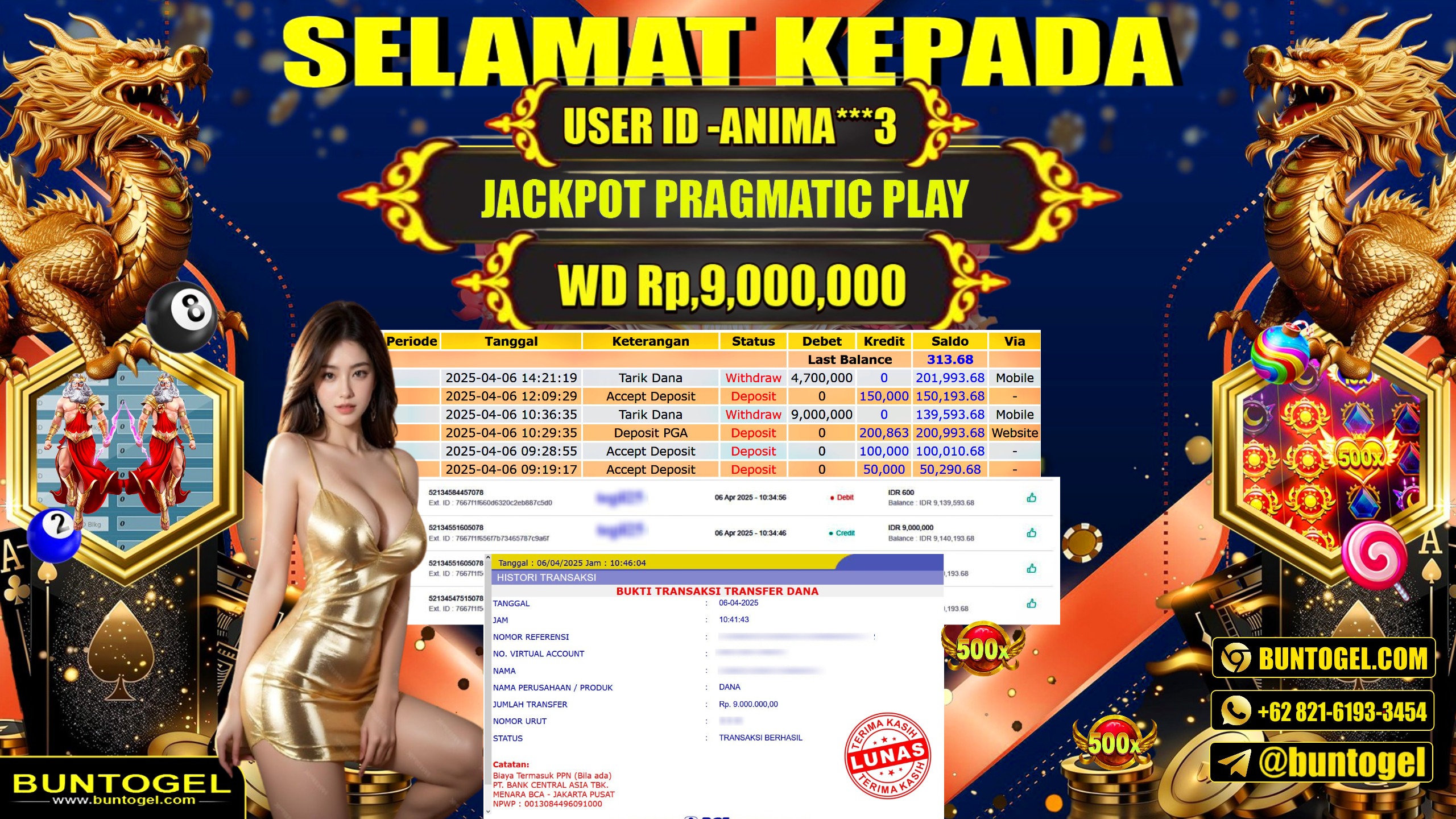 BUKTI BAYAR BUNTOGEL