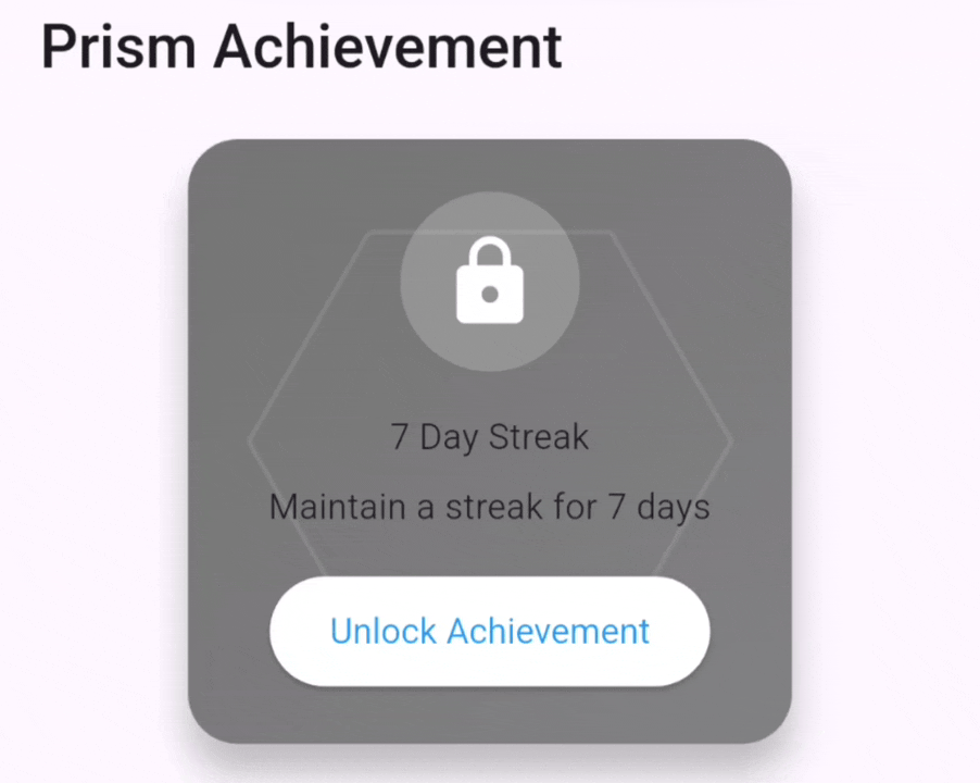 Prism Achievement Demo