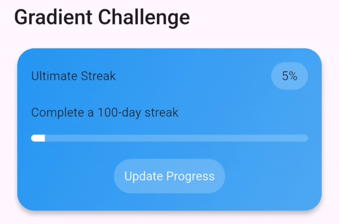Gradient Challenge Demo