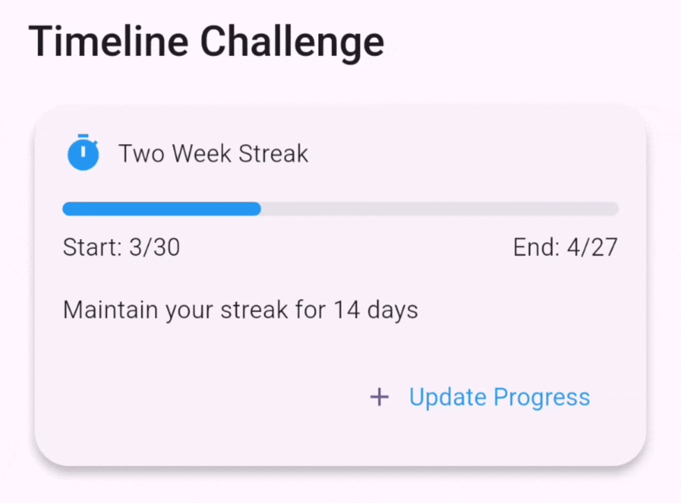 Timeline Challenge Demo
