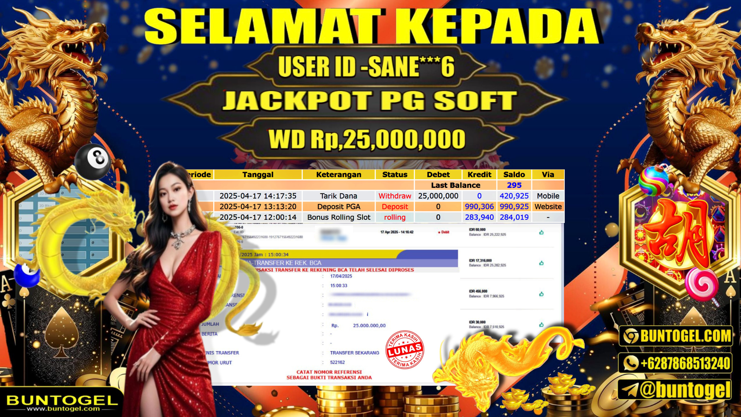 BUKTI BAYAR BUNTOGEL