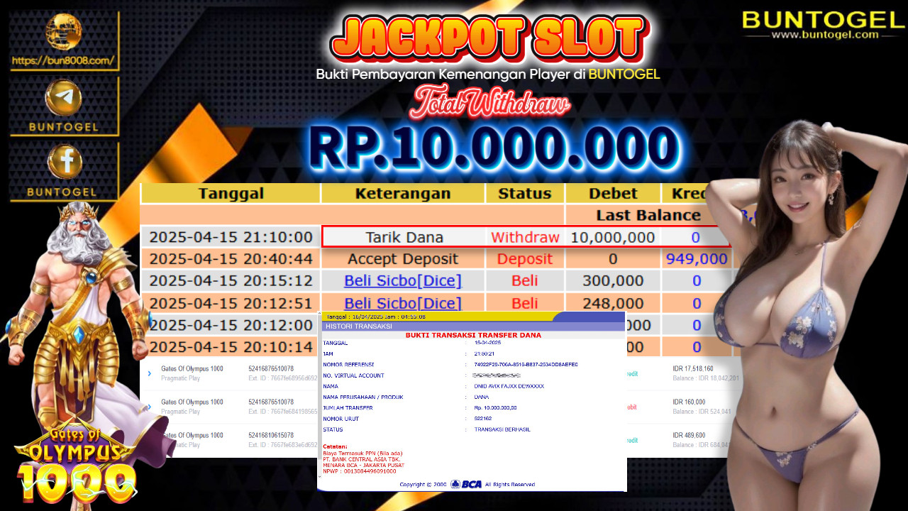 BUKTI BAYAR BUNTOGEL