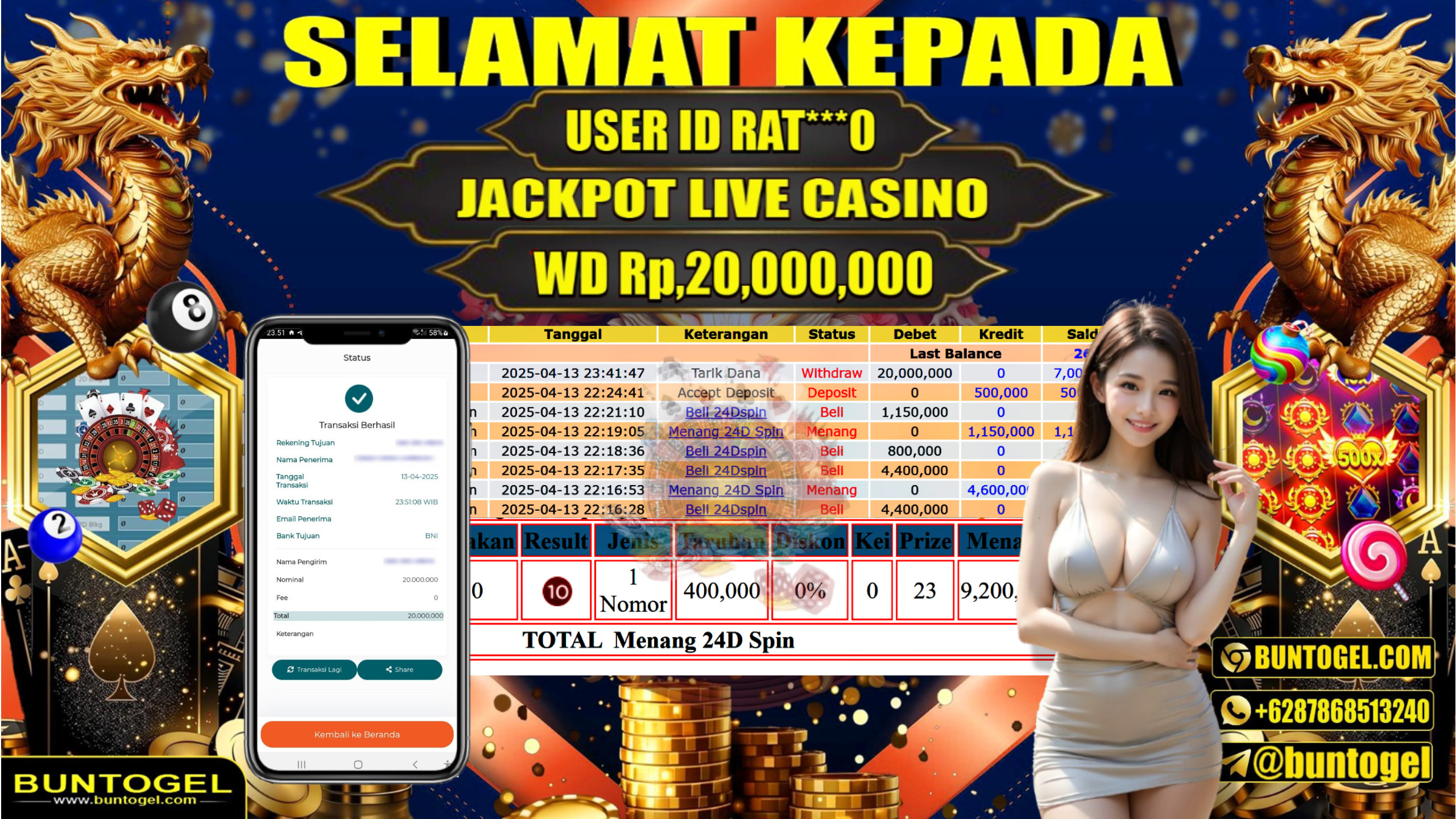 BUKTI BAYAR BUNTOGEL
