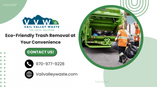 Are you in search of stress-free trash services in Edwards, Colorado? We give cost-effective and eco-friendly waste disposal services. From regular trash pickup to personalized scheduling, we serve both home and commercial areas. Vail Valley Waste team makes sure of a neat and stress-free atmosphere with environmentally friendly removal choices. For more information, contact us at 970-977-9228.