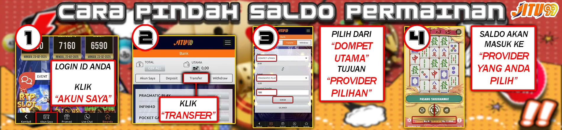 Banner Pindah Saldo Jitu99