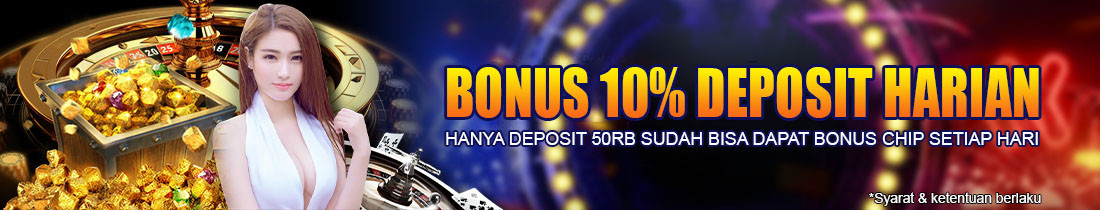 Bonus 10% Deposit Harian JITU99