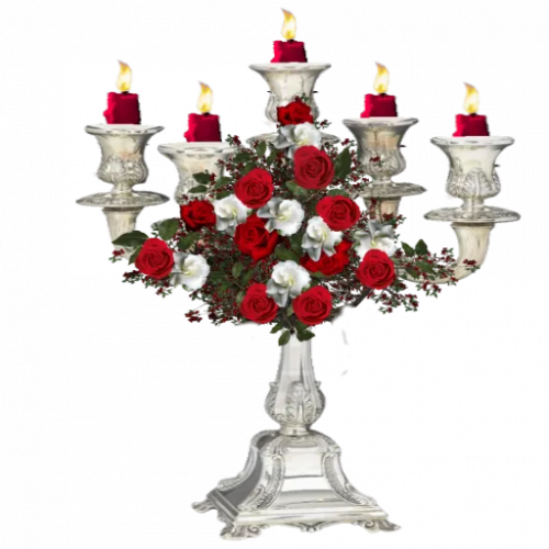 Candle Flowers 1