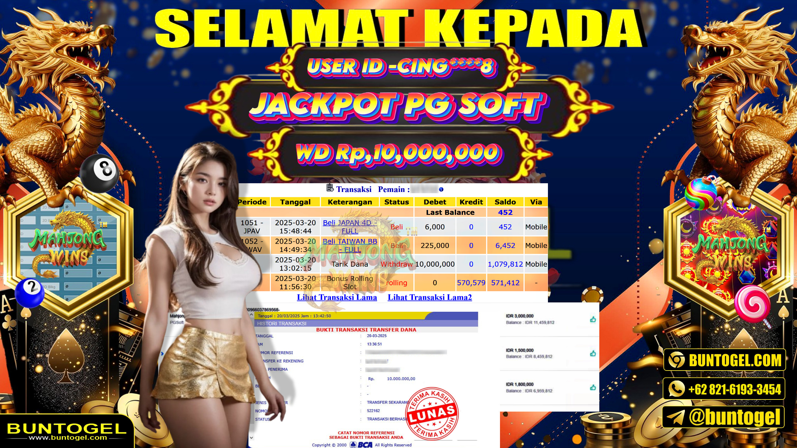 BUKTI BAYAR BUNTOGEL