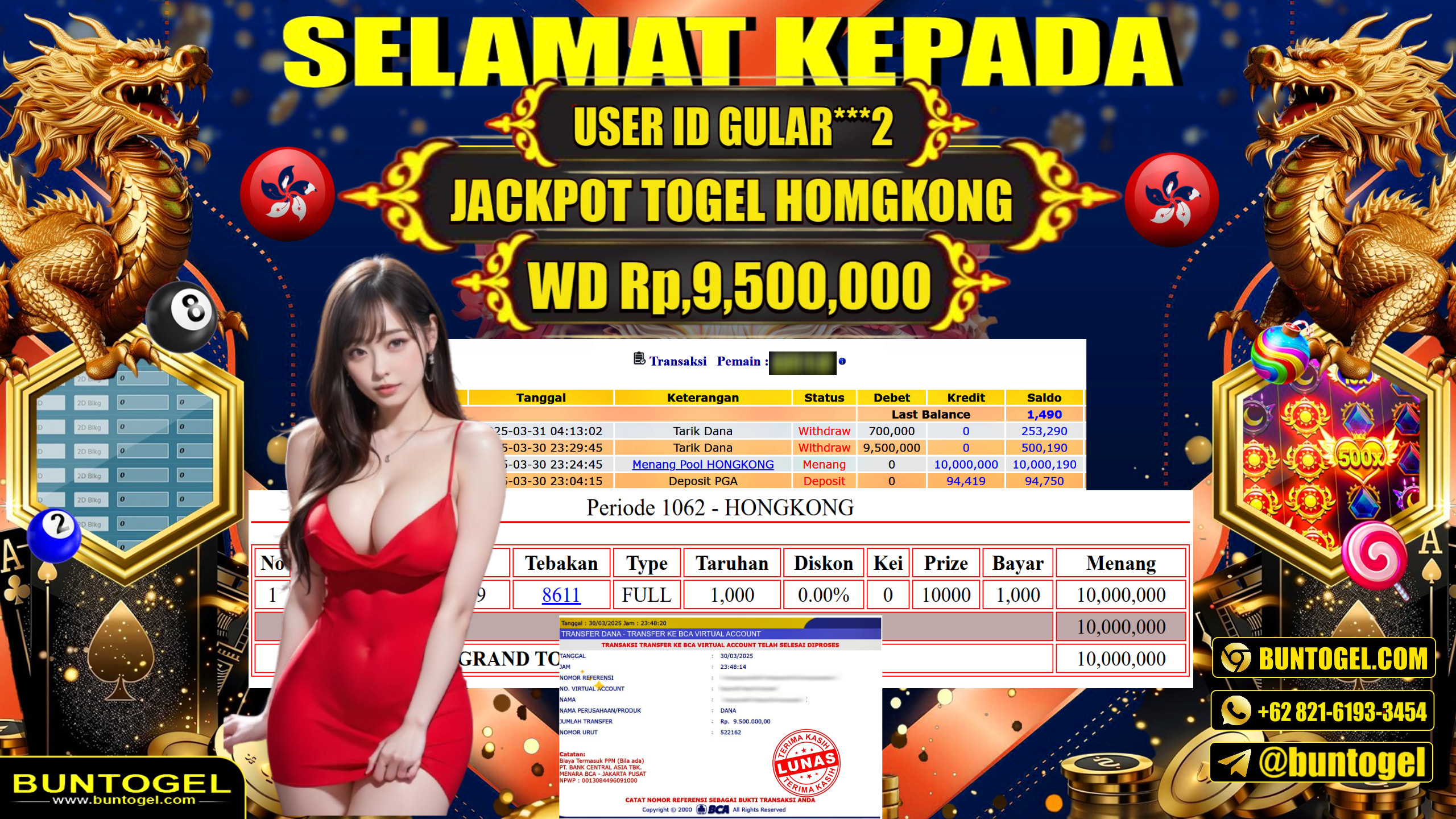 BUKTI BAYAR BUNTOGEL