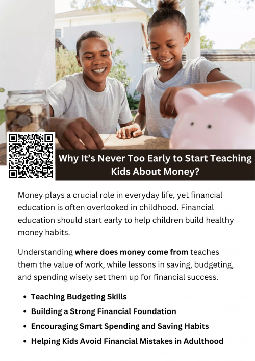 Financial education should start early to help children build healthy money habits. Understanding where does money come from teaches them the value of work, while lessons in saving, budgeting, and spending wisely set them up for financial success. By instilling these principles at a young age, parents can empower their children to become financially responsible adults who make informed and confident money decisions. To know more visit here https://inflationeducation.net/product/where-does-money-come-from/