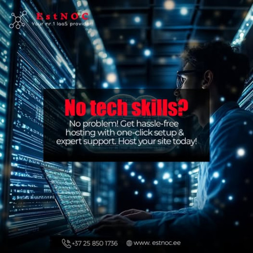 No tech skills? No problem! Get hassle-free hosting with one-click setup & expert support—perfect for businesses, developers, and startups. 🖥️🔧
Enjoy secure, reliable, and high-performance hosting tailored to your needs. Whether it's cloud servers, dedicated hosting, or VPS, we’ve got you covered! ✅
📢 Start hosting today with just one click! Don't let complicated setups hold you back. Fast, secure, and hassle-free!

📩 DM us now! 📞 Call +37 25 850 1736 or visit 🌐 https://www.estnoc.ee/ to get started.