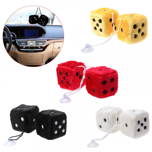 A custom car fuzzy dice is a type of automotive accessory that is placed at the rearview mirrors of a vehicle. This dice-shaped accessory is a perfect decorative product for any car.