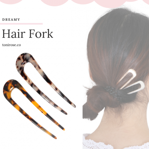 This sleek Hair Fork is simple and leaves your hair in an elegant twist. Get one now!!
https://tonirose.co/collections/clips/products/tortoise-u-pin