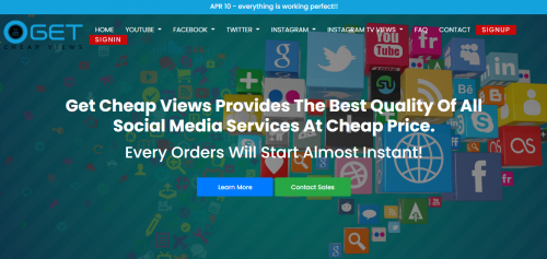 Buy cheap YouTube views, Twitter and Instagram followers for cheap at Get Cheap Views. We provides Facebook likes &YouTube views at affordable prices.

Read more:- https://www.getcheapviews.com/

Get Cheap Views Provides The Best Quality Of All Social Media Services At Cheap Price.To most of the entrepreneurs, social media is the “future big thing,” a non-permanent type yet powerful platform that must be taken advantage of while it’s on the trend. Because it came up so quickly, social media has developed its own reputation with some of the people for being favorite as a marketing interest, and therefore, a profitable one.
 
#cheapinstagramlikes #buycheapinstagramlikes #buyinstagramlikescheap #cheapinstagramviews #buycheapinstagramviews #buyinstagramviewscheap #cheapinstagramreelviews #buycheapyoutubeviews #buyyoutubeviewscheap #buyinstagramfollowerscheap #cheapyoutubeviews #buyinstantinstagramlikes #buyinstagramlike #cheapfacebookviews #buyfacebookviews