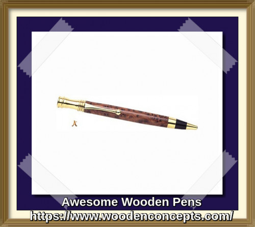 Handmade wood pens of Wooden Concepts make beautiful gifts and showcase the quality of wood material we use as well as the expertise and creativity of our woodwork. The pens are perfectly suited for those who love to use larger and heftier pens, having made of wood such as Dymondwood Fuchia, Hazelnut, Heritage Oak, Indigo Royalwood, Madras and Magnum.
https://www.woodenconcepts.com/